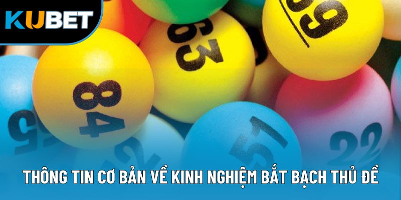 Thông tin cơ bản về kinh nghiệm bắt bạch thủ đề